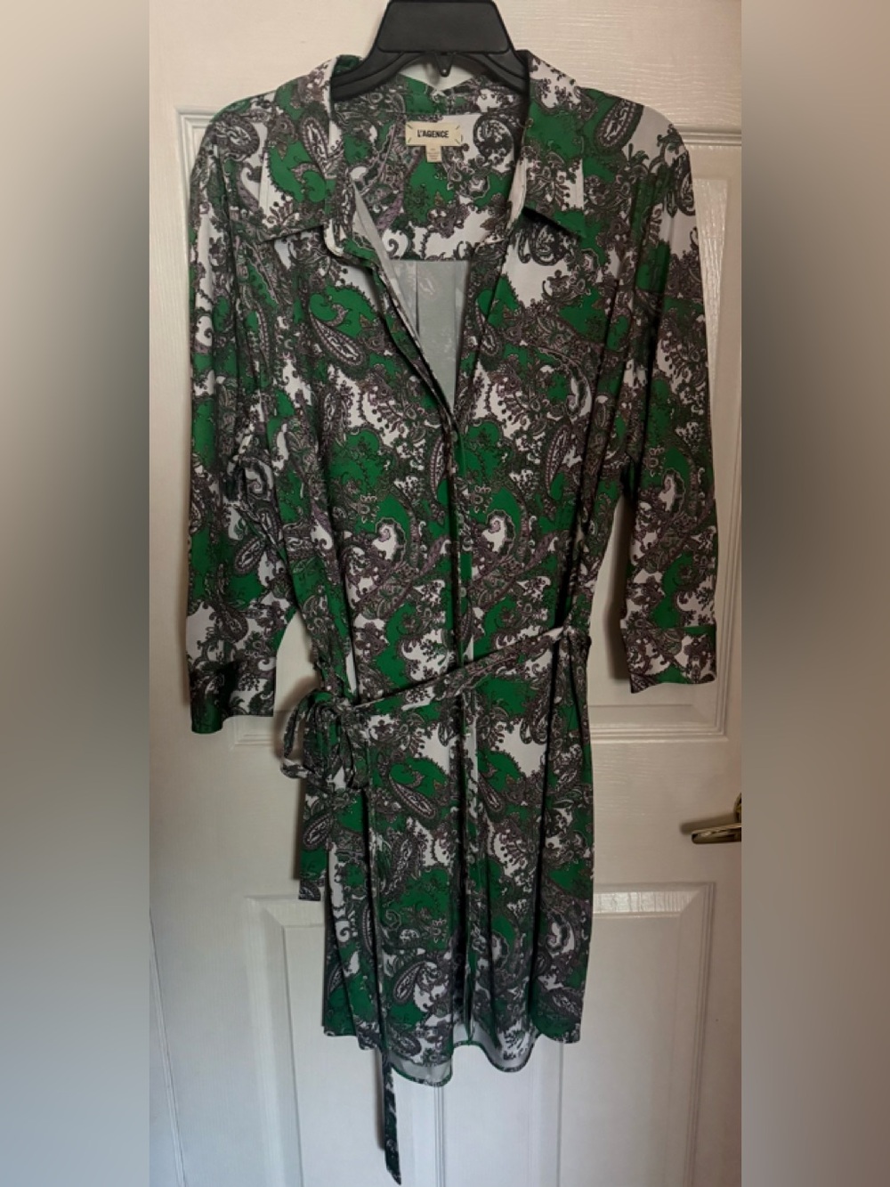 L’AGENCE Addison parsley dress
